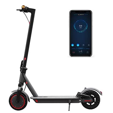 Aovopro Patinete Eléctrico Adultos，Doble Amortiguador, Motor 350 W，Scooter Electrico Plegable，Autonomía de 35 km Patin Electrico，Ruedas 8,5”，Doble Frenos de Disco, App gestion-AP07