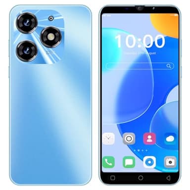 McMgc Smartphone Oferta del Día, Pantalla IPS de 5.0 Pulgadas, 16GB ROM 128GB Ampliable, Android 9.0, Dual SIM, Doble Cámara, Teléfono 3G/gsm Barato (Spark 10Pro-Blue)