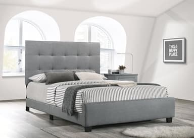 IBERAHOME Cama Completa de Matrimonio Premium con Colchón Integrado - Confort y Elegancia Moderna, (150 x 190 cms)