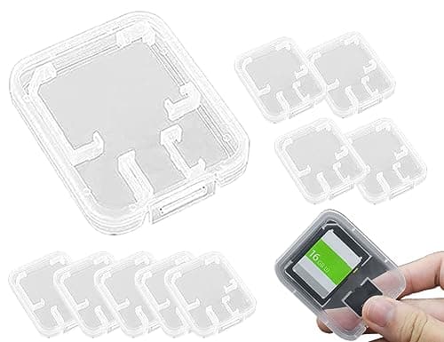 ZoeTekway 9 Piezas Estuche de Tarjeta SD Estuche de Tarjeta TF Fundas de Tarjeta para Almacenamiento de Tarjeta de Memoria