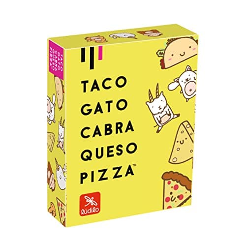 Ludilo - Taco Gato Cabra Queso Pizza | Juegos De Mesa | Juegos De Mesa Niños 8 Años | Juego De Mesa 8 Años O Más | Juegos De Cartas | Regalo Niño 8 Años O Más