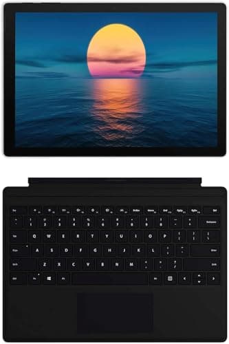 Microsoft Surface Pro 5 Tableta, Pantalla Táctil de 12,3" (2736 x 1824), Intel i5-7300U, 8 GB de RAM, SSD de 256 GB, Teclado Estadounidense, Win 10 Pro (Reacondicionado)