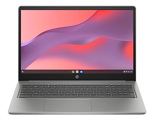 HP Chromebook Plus 15-nb0000sl, Intel Core i3-N305, 8 GB RAM LPDDR5, UFS 128 GB, pantalla de 15,6 pulgadas HD, IPS, antideslumbrante, tarjeta gráfica Intel UHD, WLAN, cámara web HD, ChromeOS, plata de