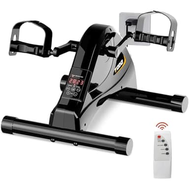 FITODO Pedaleador Electrico Pedales Estaticos Personas Mayores Automatico, 6 Niveles de Velocidad, Control Remoto con Motor Silencioso para Pierna Rehabilitación