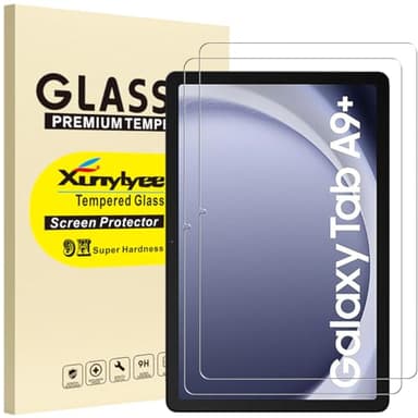 XunyLyee 2 Piezas, Protector Pantalla para Samsung Galaxy Tab A9 Plus/ A9+ 2023 (11 Pulgadas) Cristal Templado Film