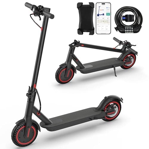 Scooter eléctrico para Adultos, Scooter Deportivo Plegable, Scooters eléctricos de Doble frenado para viajeros, neumáticos de 8,5 "Patinete eléctrico para Adultos