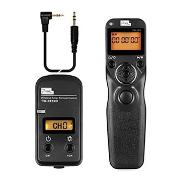 Disparador Remoto Pixel Pro Intervalometro TW283 Disparador Inalámbrico para Canon RS-60E3 EOS R R6 90D 200D 850D SX70HS Rebel T7i para Olympus OM-1 EM1X EM1-III para Fuji GFX100 GFX50R XT3 XT4 XT30II