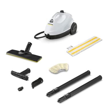 Kärcher Limpiadora de vapor SC 2 EasyFix, presión vapor: 3,2 bar, tiempo calentamiento: 6,5 min, potencia: 1500 W, rendimiento: 75 m², depósito: 1 l, kit limpieza EasyFix y boquillas