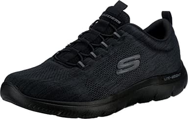 Skechers Summits-Louvin, Mocasines Hombre, BBK Black, 44 EU