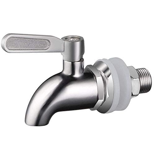 Vicloon - Grifo de barril, 16 mm, dispensador de bebidas, grifo para barril de cerveza, grifo para vino - de acero inoxidable y tamaño