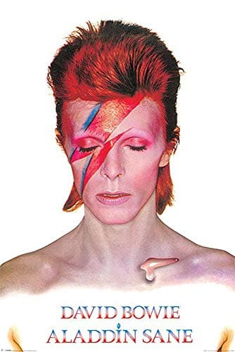 Grupo Erik Editores Poster David Bowie Aladdin Sane