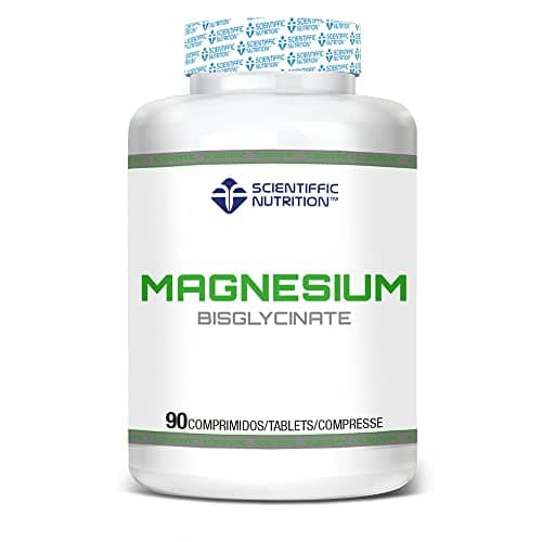 Scientiffic Nutrition - Magnesium Bisglycinate 300mg, Comprimidos de Magnesio Bisglicinato y Vitamina B6, Complemento Alimenticio de Alta Absorción, 90 Cápsulas.