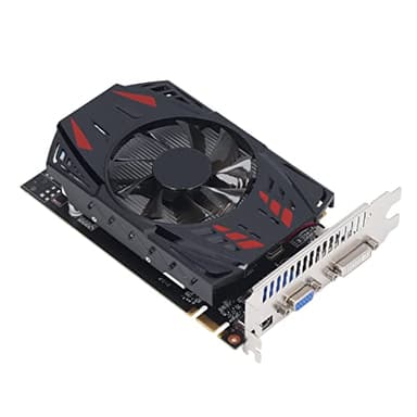 GTX 550TI 2GB GDDR5 128Bit Tarjeta Gráfica para Juegos, Ventiladores de Refrigeración Individuales Tarjeta Gráfica PCI Express 1.1 X 16 con Interfaz DVI VGa HDMI, 750MHz 3000MHz 4K HDR Tarjeta Gráfica