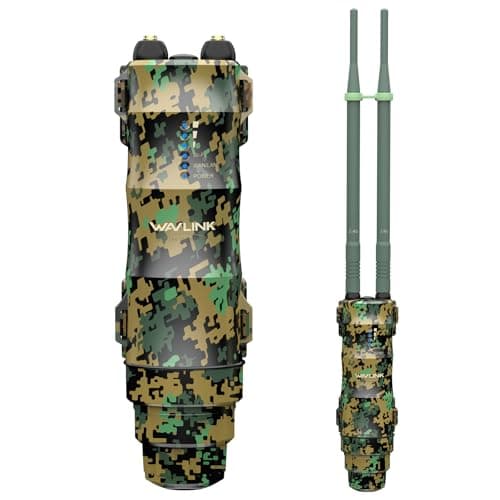 Repetidor WiFi Largo Alcance WiFi Exterior Potente Camuflaje - Amplificador Señal WiFi Antena WiFi Extender Wavlink N300 2.4G - Outdoor PoE Punto de Acceso WiFi - Ideal para Grandes Espacios Remotos