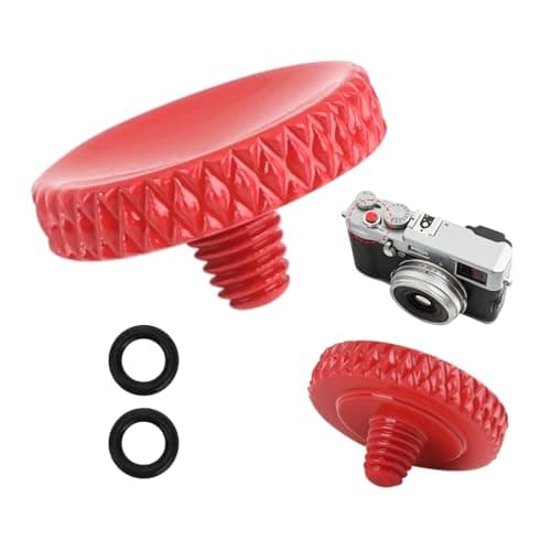 Confezione da 2 Pulsante di Scatto per Fujifilm X100 X100S X100T X10 X20 X30 X-PR01, per Canon F-1 Ae-1 New F-1, per Nikon DF FM2 F3, Pulsante di Scatto Della Fotocamera in Rame Puro