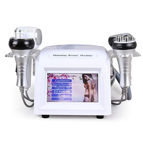 LENJKYYO Máquina para quemar grasa, instrumento de belleza, cavitación ultrasónica, radiofrecuencia 6 en 1, 40 K, dispositivo de belleza, multipolar RF, cara + cuerpo, adelgazamiento