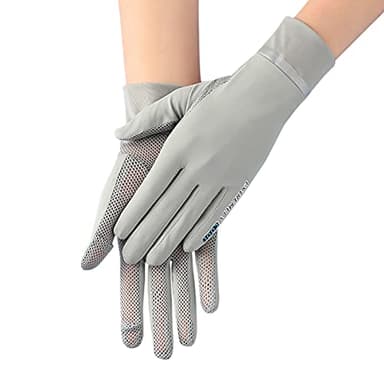 Guantes de protección UV, guantes de verano, cómodos unisex, guantes de ciclismo, protección solar, guantes de muñeca, anti UV, elásticos, guantes de verano para conducción al aire libre