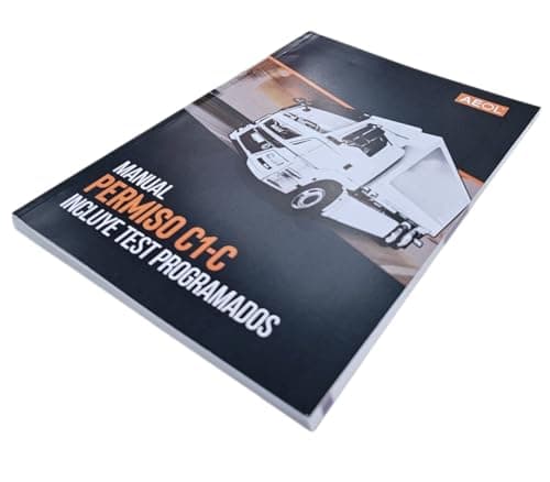 ValmoniSport Libro,manual,permiso C1 y C Camión Carnet por libre contiene 10 temas y 10 test temáticos