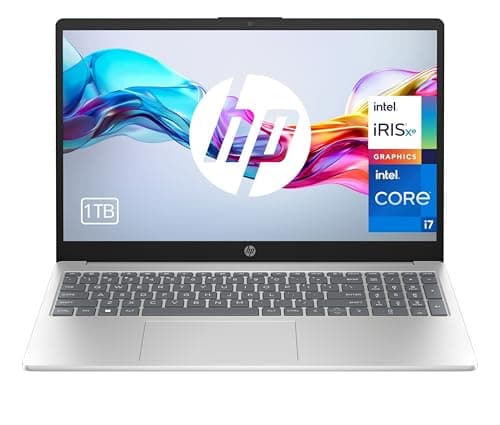 HP 15-fd0190ns - Ordenador portátil de 15.6" FHD (Intel Core i7-1355U, 16GB RAM, 512GB SSD, Intel Iris Xe Graphics, Sin Sistema Operativo) Plata - Teclado QWERTY Español