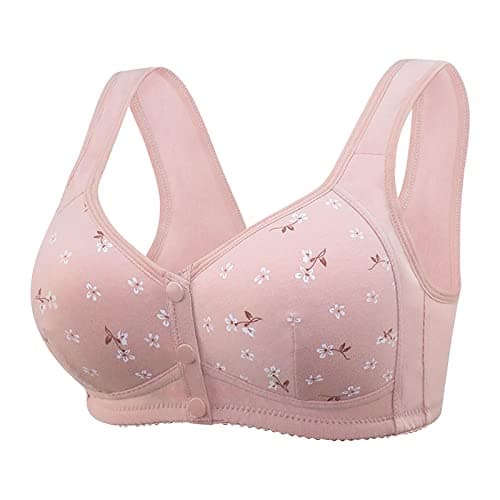 Ofertas de Primavera Sujetador Sin Aro Reductor Sujetador Deportivo Sin Relleno Mujer Sujetador Super Push Up Relleno Cierre+Delantero+Sujetador Warehouse Clearance