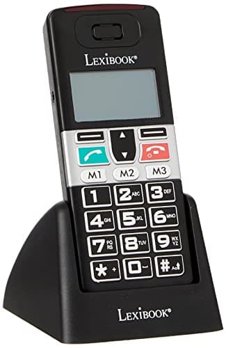 Lexibook - Senior Mobile MP100 - Teléfono Fijo inalámbrico con Teclas Grandes [Importado de Francia]