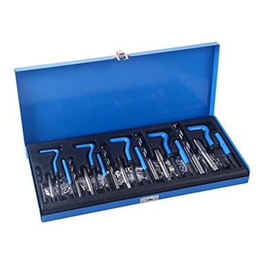 DAYUAN - Kit de reparación de roscas (151 Piezas, con Manguitos helicoidales métricos, M5, M6, M8, M10, M12, acero Inoxidable)