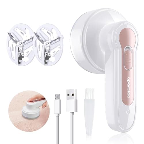 Quitapelusas Electrico, Quita Pelusas para Ropa con 3 Cuchillas & USB, Rápido Portátil Quita Bolas de la Ropa Recargable Maquina Quitar Bolitas Ropa Quitapelusas Ropa para Sueter/Abrigo de Lana/Manta