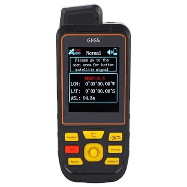 Máquina topográfica, Medidor de Superficie portátil con Pantalla a Color de 2.8 Pulgadas, Múltiples Modos de medición, Medidor de Terreno GPS con Receptor GNSS de Alta Precisión