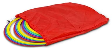 HAEST Aros Juegos Niños - Vallas Entrenamiento - Juego De 12 Anillas - Aros Gimnasia - Juego De Coordinacion - Aros Psicomotricidad Infantil - Anillas de Gimnasia - Aros Plastico