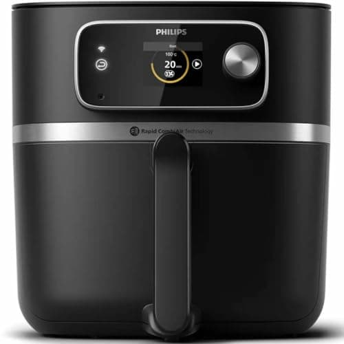 Versuni Philips 7000 Series HD988090 Fryer Single 83 L 2200 W Hot Air Fryer Black Stainless Steel