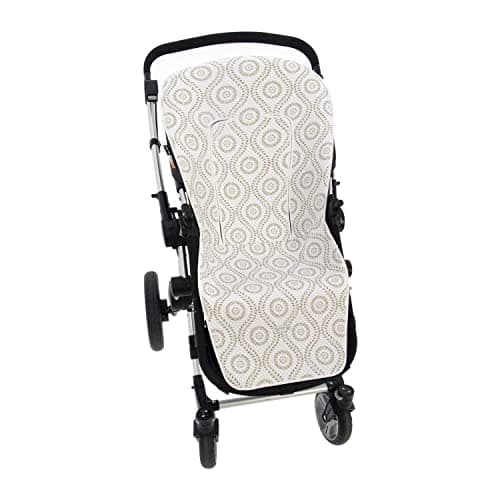 Funda de Verano para Silla Paseo Universal Rosy Fuentes- Colchoneta para Carrito Bebé- Transpirable-Compatible con Bugaboo, Jane, Concord, Baby Jogger, Bebecar…0-camel