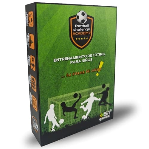 51games | Entrenamiento de Fútbol para Niños en Forma de Juego | Mejora tu Técnica | Anota y Supera Tus Récords | Regalo 8 9 10 11 12 Años | 51 retos de técnica Individual | Entrena Jugando en casa