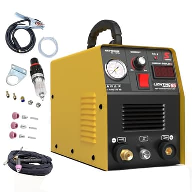 SUSEMSE Cortador de plasma de 65 amperios IGBT Inverter Plasma (DC, 230 V, corriente de corte 20-65 A, potencia de corte máx. hasta 16 mm)