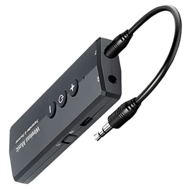 Adaptador Transmisor Receptor Bluetooth Emisor - Bluetooth 5.0 Emisor de Audio 3 en 1 Jack 3.5mm para TV, Coche, Portátil, PC, Auriculares, Altavoces, Radio. Transmite Sonido Inalámbrico