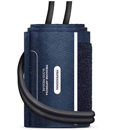AIESI® Pulsera de repuesto de 2 tubos para esfigmomanómetro aneroide manual de tamaño ADULTO, Sin látex, Garantía 24 meses