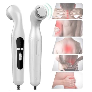 Dispositivos portátiles para aliviar el dolor Equipo de fisioterapia Máquina de ultrasonido para artritis Fisioterapia Masajeador corporal, 3 engranajes ajustables, sincronización de 15 minutos