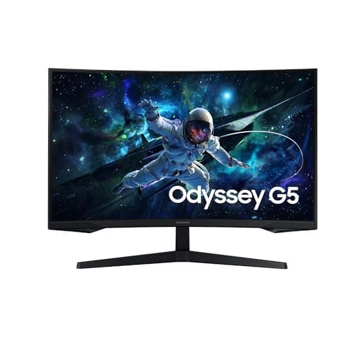 SAMSUNG LS32CG552EUXEN - Monitor Curvo Gaming 32'' WQHD, 2560x1440, 16:9, 2500:1, 1000R, 165 Hz, 1 ms, 300 CD/m², HDMI, AMD FreeSync, Negro
