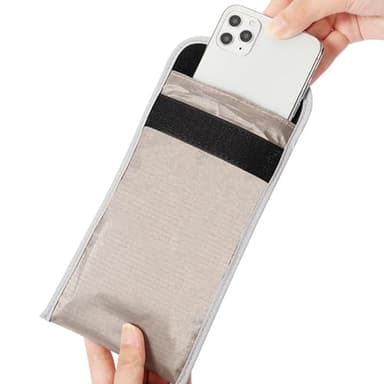 Bolsos Faraday para Teléfonos - Funda para teléfono móvil antiradiación Magic Tape,Escudo 5g Protección Rf Gps Rfid Fundas de privacidad para teléfonos inteligentes Dispositivos electrónicos para telé