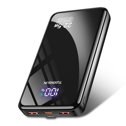 Power Bank 22.5W 20000mAh Bateria Externa Carga Rapida, Bateria Portatil PD3.0 QC4.0, Powerbank USB C Input & Output con Pantalla LCD Compatible con Smartphones, smartwatches, etc.