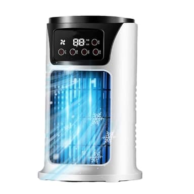 Enfriador de aire portátil, ventilador de aire acondicionado | Pequeño ventilador de aire acondicionado,acondicionados portátiles silenciosos, refrigerador de aire pequeño alimentado por USB para escr
