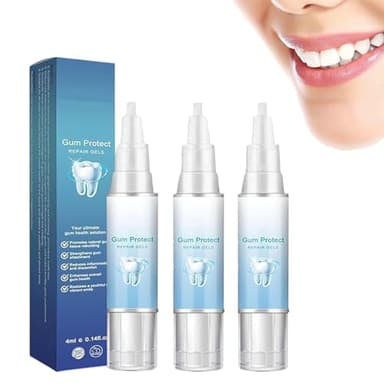 Dentizen Gum Therapy gel, 3 piezas Gotas Regeneradoras de Encías, Gotas for el Crecimiento de Las Encías Reparación Del Crecimiento de Las Encías, Cuidado Bucal Blanquear Los Dientes