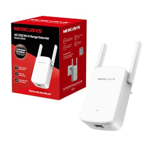 MERCUSYS ME30 Repetidor WiFi AC1200 Doble Banda Puerto Ethernet