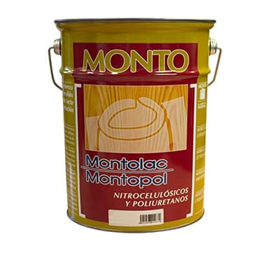 Laca Nitrocelulósica Transparente de Terminación. Secado Rápido, Excelente Tacto y Dureza. Montolac Transparente CM-30 Satinado (750ml, Satinado)