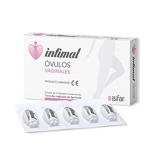 Intimal Óvulos Vaginales - Hidratante Vaginal - Tratamiento de la sequedad vaginal - 2g 10uds