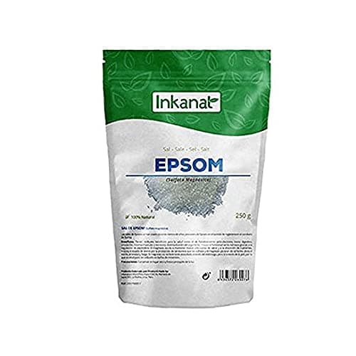 Sulfato de magnesio sal de epsom 250 g Inkanat