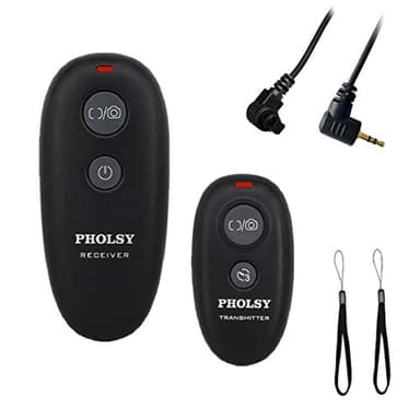 PHOLSY Disparador Control Remoto Cámara Mandos a Distancia Inalámbrico para Canon R100 R8 R6ii R7 R10 90D 250D 850D 6Dii; para Olympus OM-1 EM1X EM1ii EM5iii; para Fuji GFX50Sii XT3 XT4 XT5 XT30