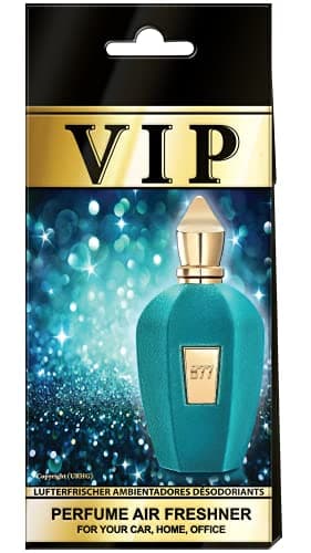 VIP - Ambientadores de lujo para coche, paquete de 3, aroma de larga duración para coche, hogar y oficina, fragancias lujosas inspiradas en las mejores casas de perfumes