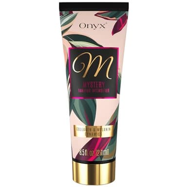 Onyx Mystery Crema Solarium - Acelerador del Bronceado sin Autobronceador - Potenciador de Melanina y Colágeno para Mujeres