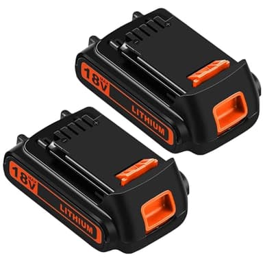 Dosctt 2pcs LBXR20 18V 3.0Ah Batería de Repuesto para Black Decker 18V MAX Batería LB20 LBX20 LBXR2020-OPE LBXR20B-2 LB2X4020 LST220