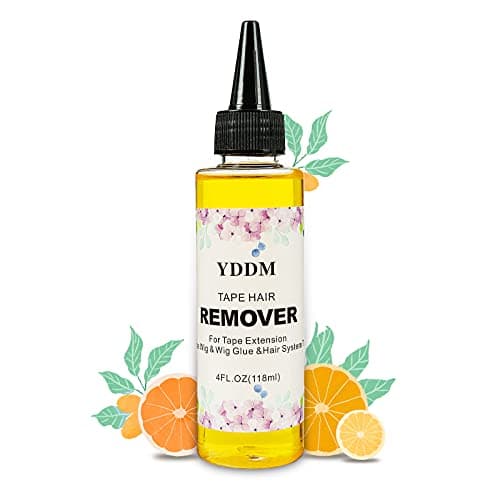 YDDM Removedor de cinta para cinta en extensiones de cabello 4FL.oz (118ml), removedor de pegamento para peluca de encaje para cinta en extensiones y peluca, removedor de aerosol solvente